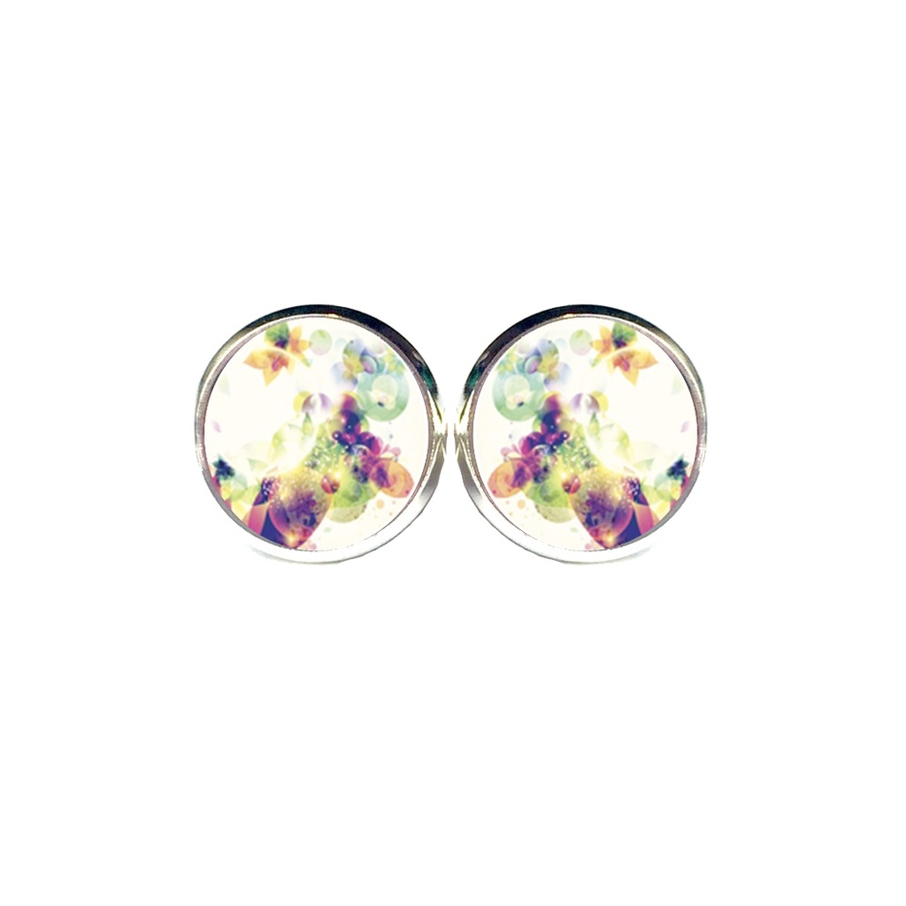 Acid Flowers Earrings